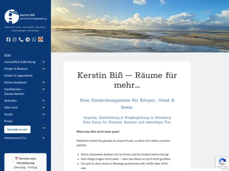 Kerstin Biß – Life Coach & Ganzheitliche Wegbegleitung Nürnberg | Räume für mehr… - Ernährungsberater in Nürnberg