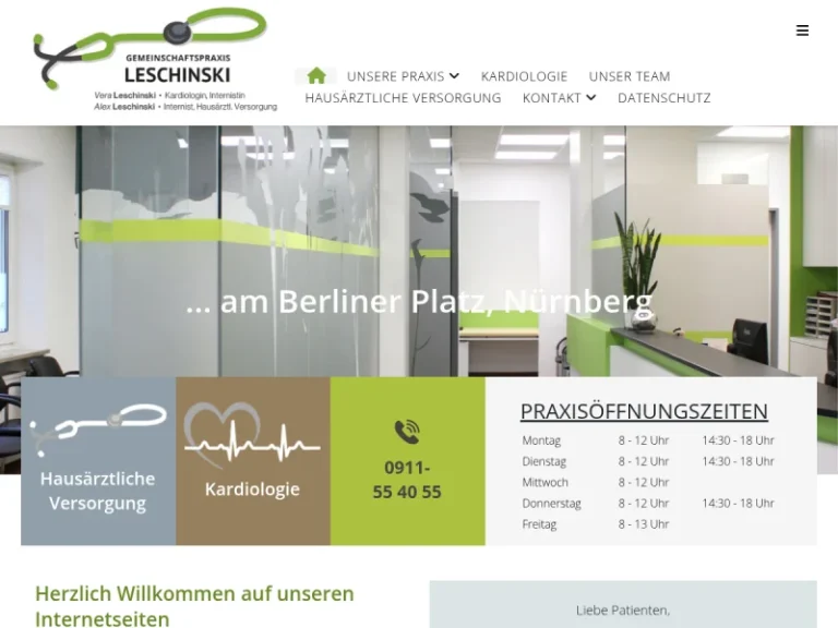 Gemeinschaftspraxis Alex und Vera Leschinski - Arzt in Nürnberg