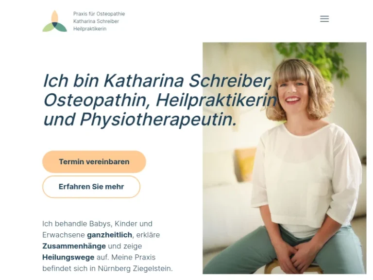 Katharina Schreiber – Praxis für Osteopathie - Osteopath in Nürnberg