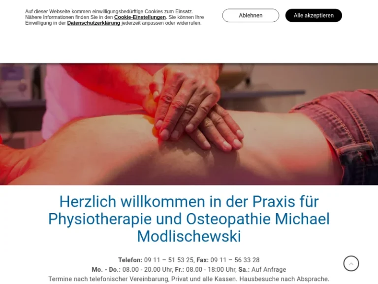 Praxis für Physiotherapie & Osteopathie Michael Modlischewski - Osteopath in Nürnberg