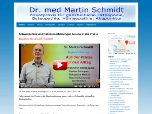 Dr. med. Diplom Martin Schmidt - Orthopäde in Nürnberg