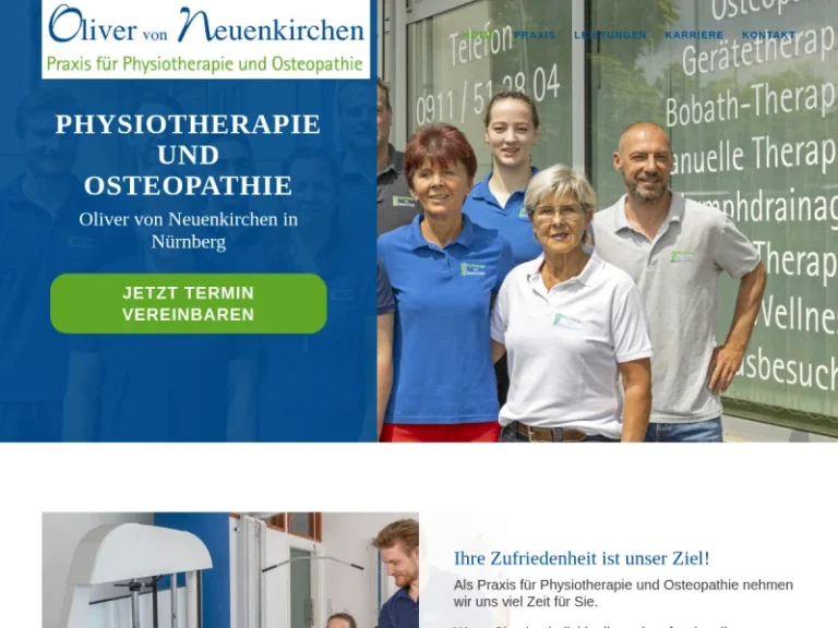 Oliver von Neuenkirchen Praxis für Physiotherapie und Osteopathie - Fitnessraum in Nürnberg