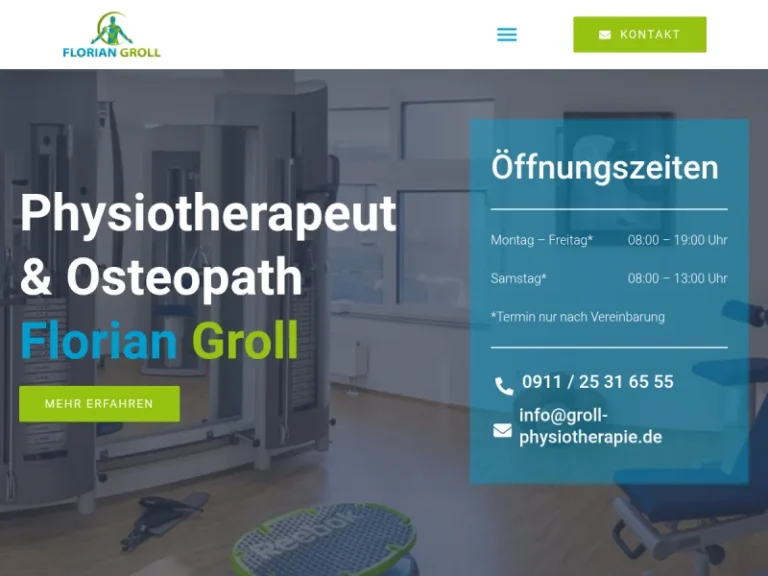 Praxis für Physiotherapie und Osteopathie Florian Groll - Osteopath in Nürnberg
