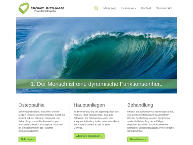 Michael Kieslinger Praxis für Osteopathie und Kinderosteopathie - Osteopath in Nürnberg