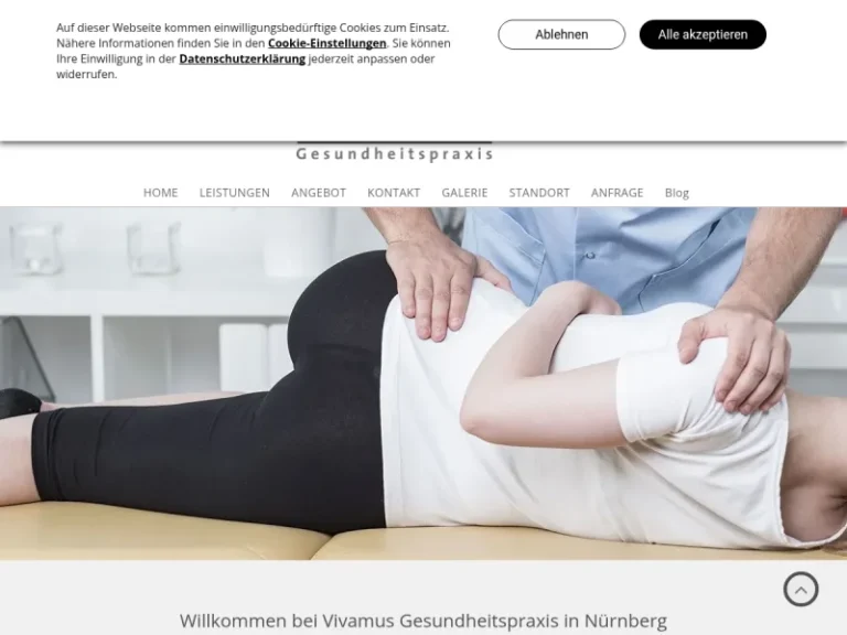 VIVAMUS Gesundheitspraxis - Physiotherapiezentrum in Nürnberg