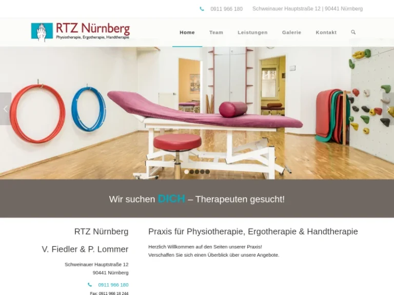 RTZ Nürnberg – Praxis für Physiotherapie, Ergotherapie & Handtherapie - Ergotherapeut in Nürnberg