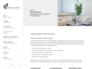 Heilpraktikerin, Osteopathin & Chiropraktikerin Katrin Kaltwang – Privatpraxis - Chiropraktiker in Nürnberg