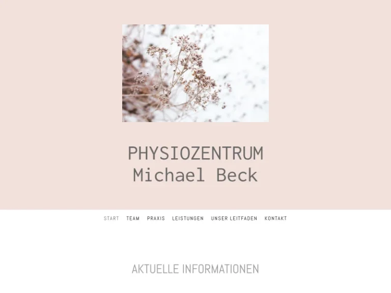 PHYSIOZENTRUM Michael Beck - Physiotherapeut in Nürnberg