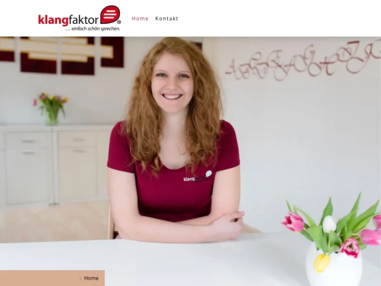 klangfaktor Praxis für Logopädie & Coaching Nürnberg Christine Wunderlich - Logopäde in Nürnberg