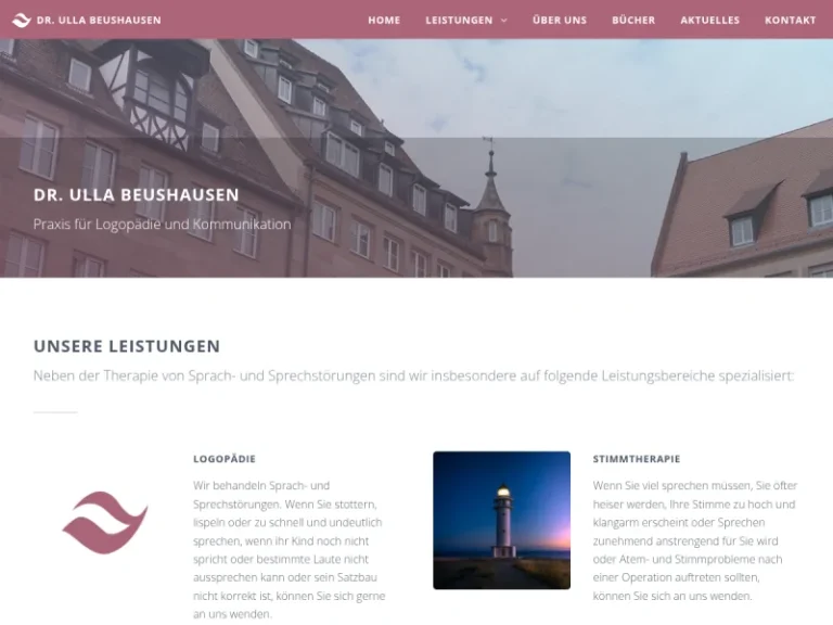 Stimmtherapie Nürnberg – Praxis für Logopädie & Kommunikation – Prof. Dr. Ulla Beushausen - Logopäde in Nürnberg