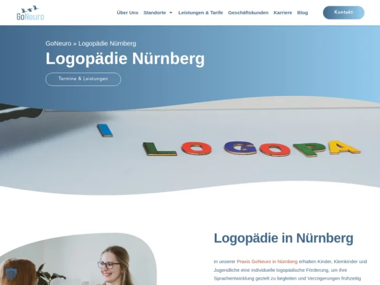 GoNeuro Therapie (vorm. Logopädie Weidinger), Praxis für Logopädie & Sprachtherapie - Logopäde in Nürnberg