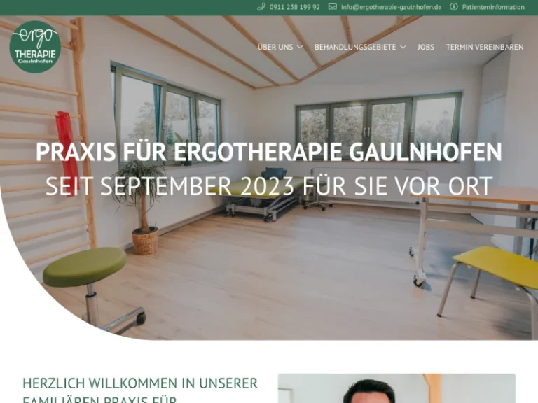 Ergotherapie Gaulnhofen – Praxis Stanek - Ergotherapeut in Nürnberg