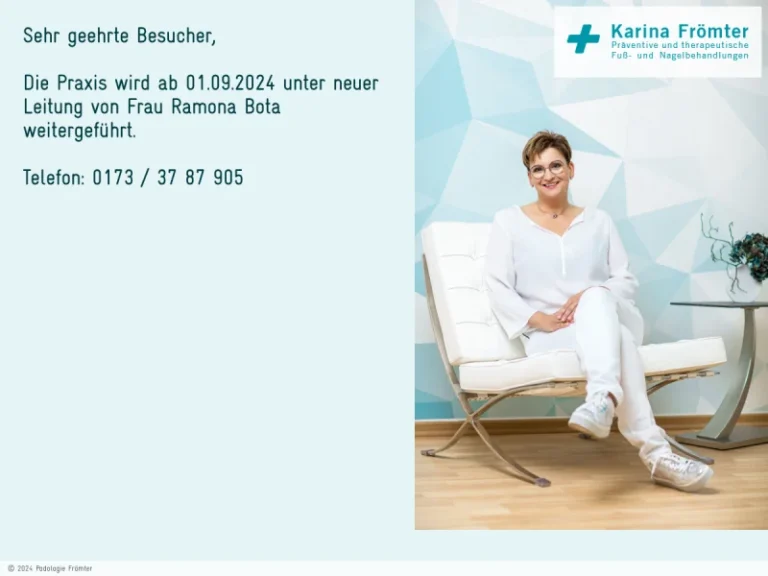 Fachpraxis für Podologie – Karina Frömter - Podologe in Nürnberg