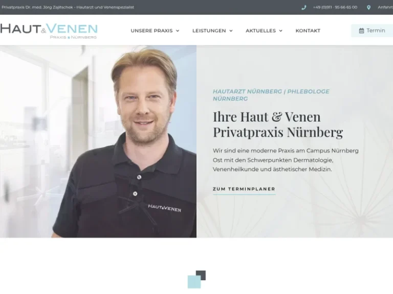 Haut- und Venen Privatpraxis Dr. med. Jörg Zajitschek - Hautarzt in Nürnberg