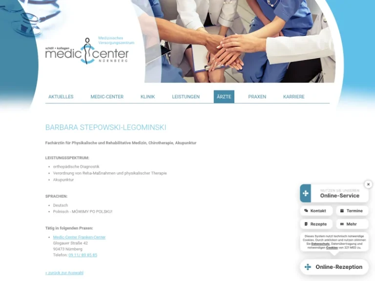 Barbara Stepowski-Legominski - Akupunkteur in Nürnberg