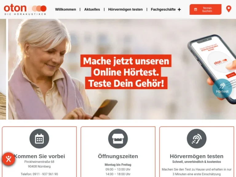 Hörgeräte in Nürnberg von OTON Die Hörakustiker - Hörgeräteakustiker in Nürnberg