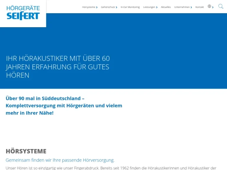 HÖRGERÄTE SEIFERT Nürnberg Zentrum - Hörgeräteakustiker in Nürnberg