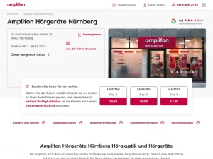 Amplifon Hörgeräte Nürnberg, Nürnberg - Audiologe in Nürnberg