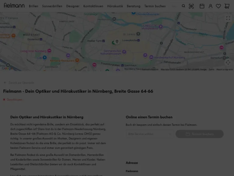 Fielmann - Augenoptikergeschäft in Nürnberg