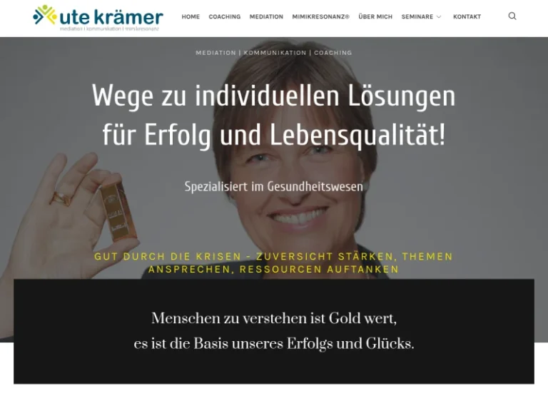 Ute Krämer – Mediation, Kommunikation und Coaching - Schlichtungsservice in Nürnberg
