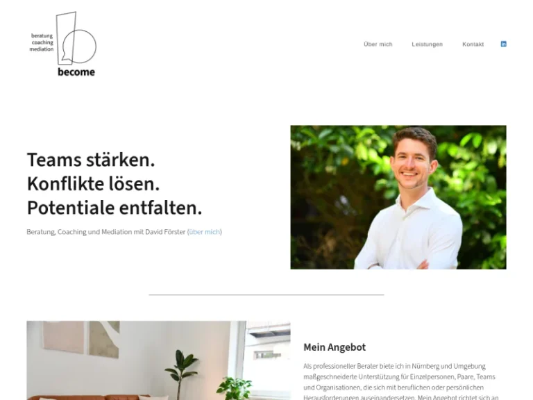 Beratung, Coaching, Mediation – David Förster - Life Coach in Nürnberg