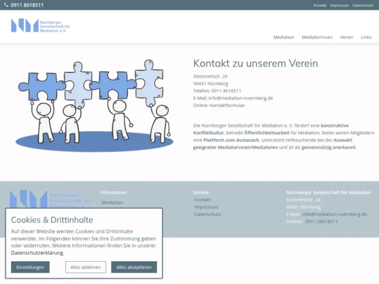 Nürnberger Gesellschaft für Mediation e. V. - Vereinigung / Organisation in Nürnberg