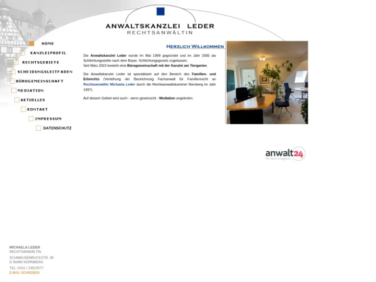 Michaela Leder - Rechtsanwalt in Nürnberg