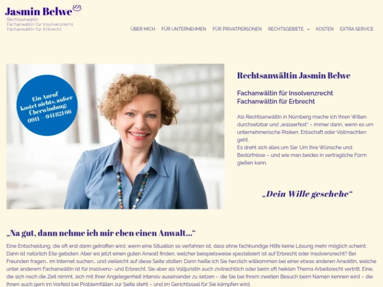 KANZLEI BELWE Fachanwältin für Erbrecht – Fachanwältin für Insolvenzrecht - Rechtsanwalt in Nürnberg