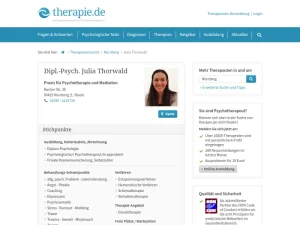 Praxis für Psychotherapie und Mediation - Psychotherapeut/in in Nürnberg
