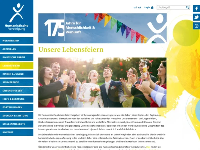 Freie Reden | Hochzeiten, Trauerfeiern u.a. | Humanistische Vereinigung K.d.ö.R. - Trauredner in Nürnberg