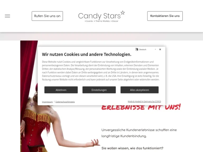 Candy Stars Model- und Eventagentur - Eventmanagement-Firma in Nürnberg