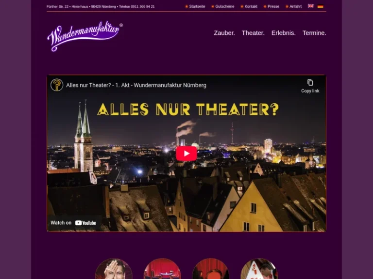 Wundermanufaktur - Theater in Nürnberg