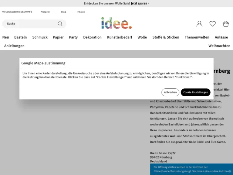 idee. Creativmarkt - Bastelgeschäft in Nürnberg