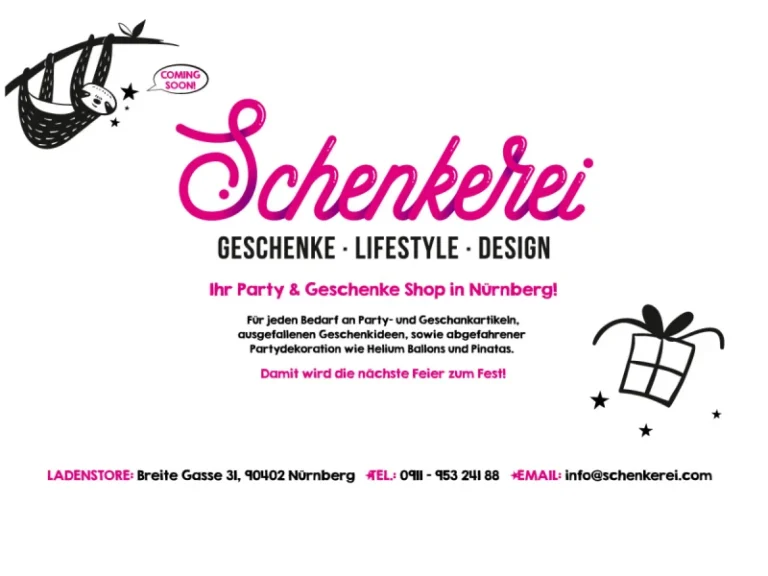 Schenkerei – Geschenke, Lifestyle, Design - Geschäft in Nürnberg
