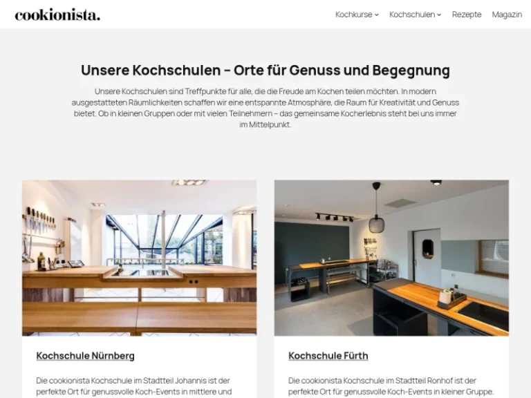 cookionista | Kochschule Nürnberg - Kochschule in Nürnberg