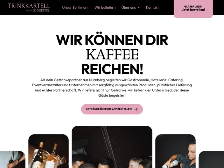Trinkkartell GmbH – Getränkegroßhandel im Raum Nürnberg - Catering in Nürnberg