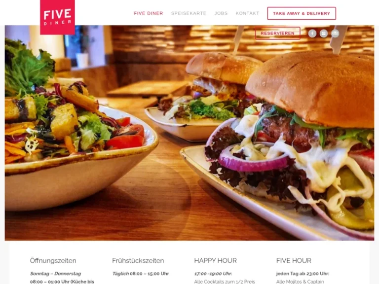 FIVE Diner II Ostendstraße 83 - Amerikanisches Restaurant in Nürnberg