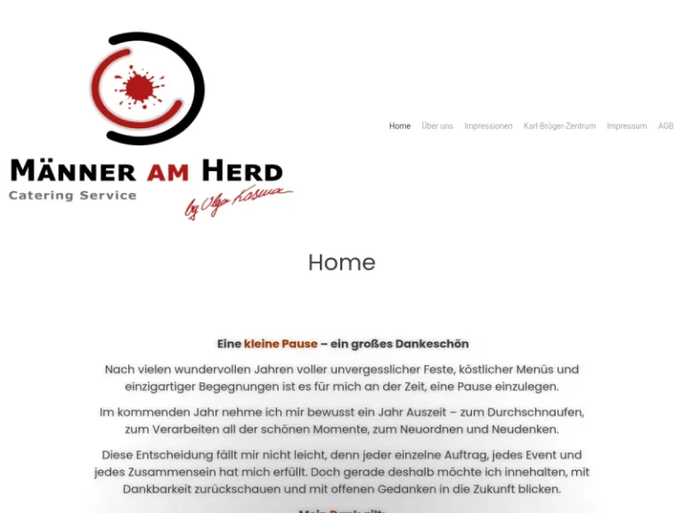 Männer am Herd - Catering in Nürnberg