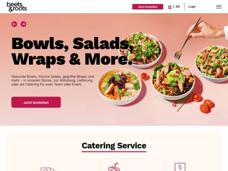 Beets & Roots | Restaurant & Catering - Lebensmittel- und Getränkelieferant für Caterer in Nürnberg