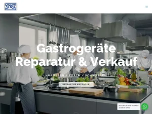 Gastrogeräte Reparatur & Verkauf, GKG Großküchengeräte und Gastronomiegeräte Wartung - Gaststättenbedarf in Nürnberg