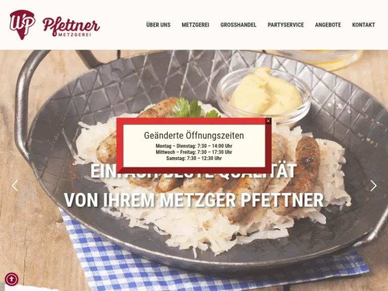 Metzgerei Pfettner GmbH - Fleischerei in Nürnberg