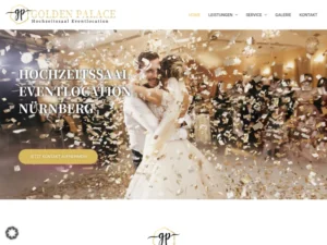 Golden-Palace-Events | Hochzeitssaal Hochzeitslocation Nürnberg - Hochzeitsräumlichkeit in Nürnberg