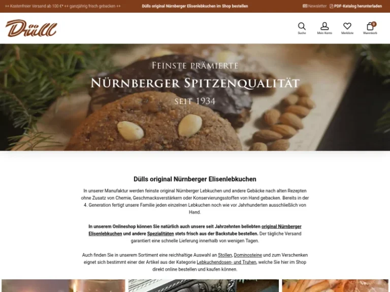 Düll Lebküchnerei Versand - Bäckerei in Nürnberg