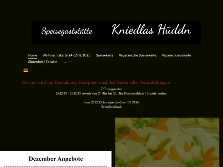 Speisegaststätte Kniedlas Hueddn - DeutschesRestaurant in Nürnberg