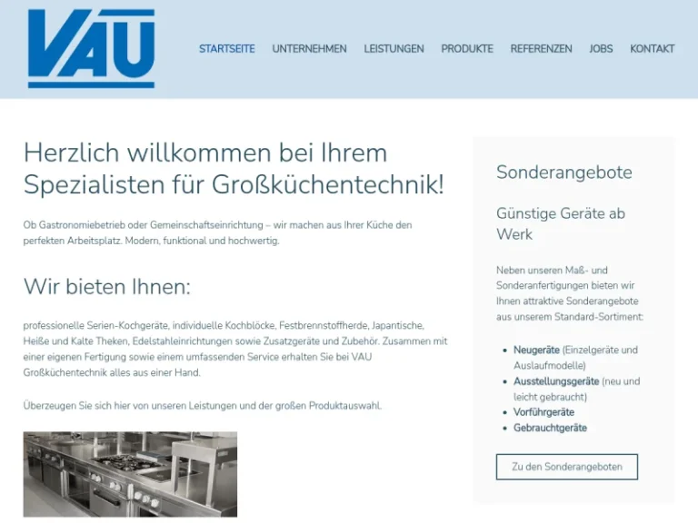 VAU Großküchentechnik Betz GmbH & Co. KG - Gaststättenbedarf in Nürnberg