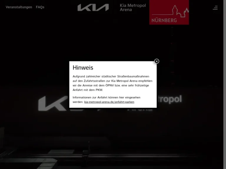 Kia Metropol Arena Nürnberg - Veranstaltungsstätte in Nürnberg