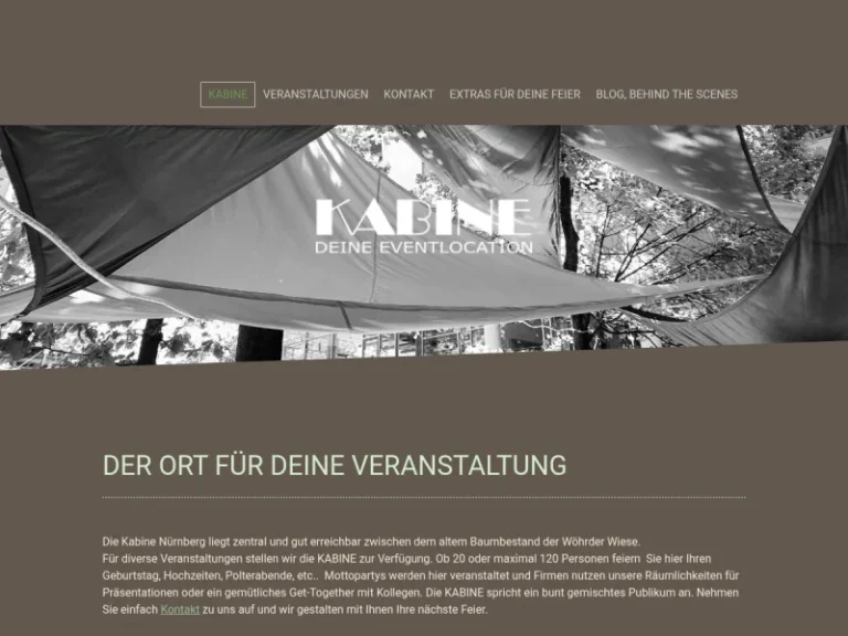 Kabine – Deine Eventlocation - Veranstaltungsraum in Nürnberg