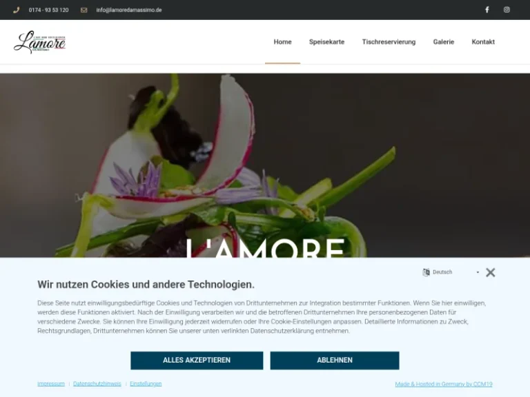 Lamore da Massimo – italienisches Restaurant in Nürnberg - Bar & Grillrestaurant in Nürnberg