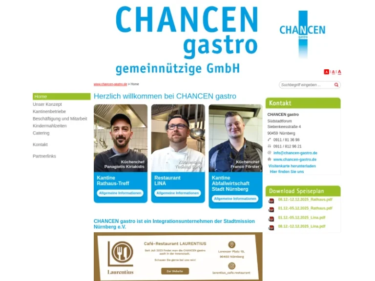 CHANCEN gastro - Sozialeinrichtung in Nürnberg