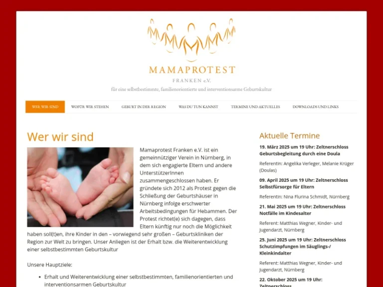 Mamaprotest Franken e.V. - Vereinigung / Organisation in Nürnberg